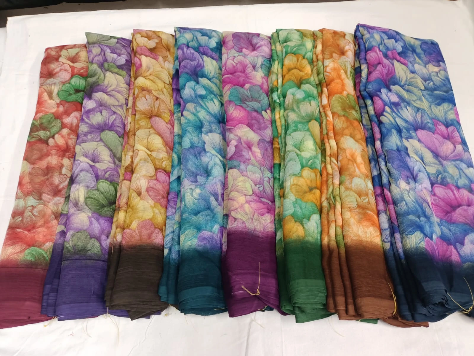 Wholesale Apple Chiffon Saree