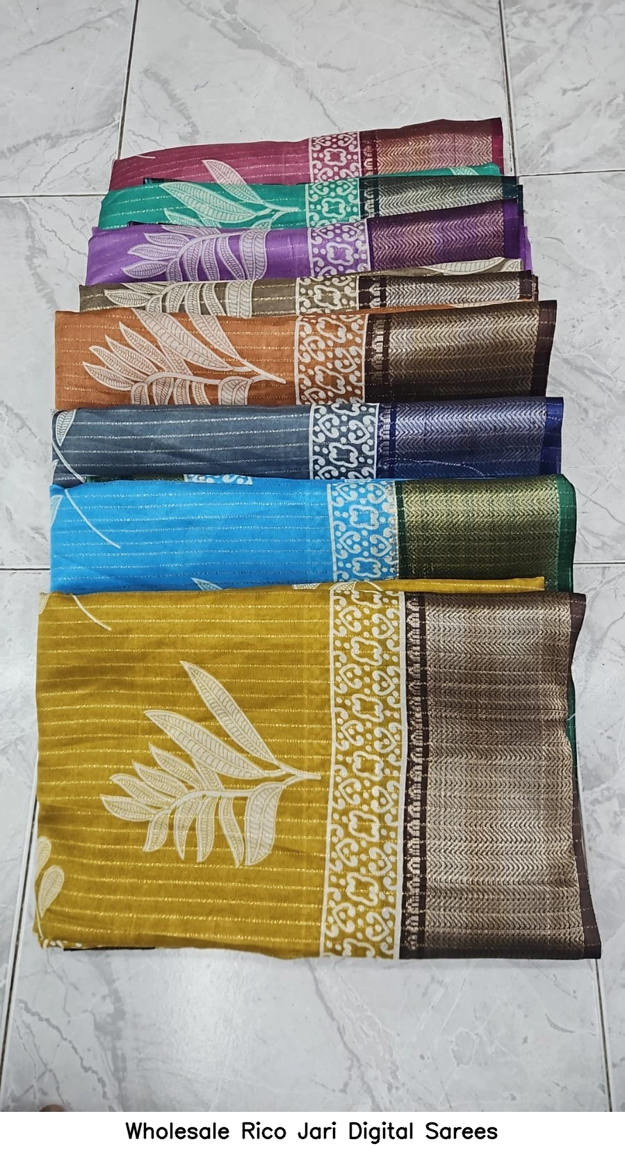Wholesale Rico Jari Digital Sarees 2