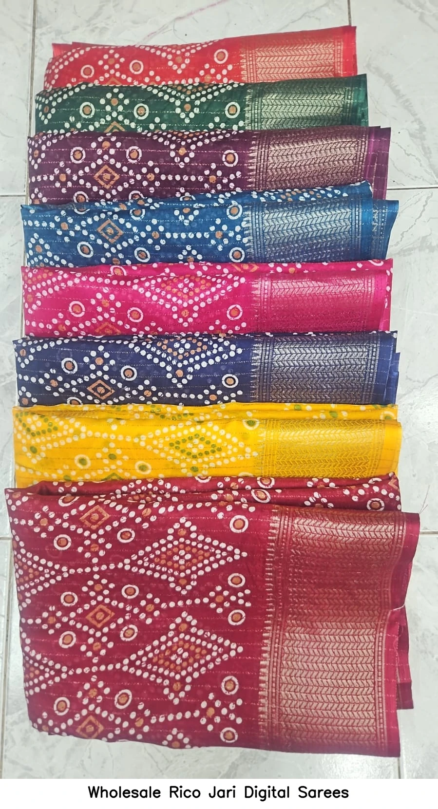 Wholesale Rico Jari Digital Sarees 3