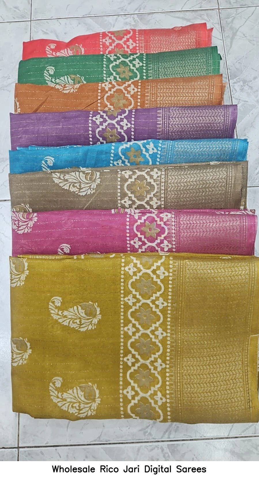 Wholesale Rico Jari Digital Sarees 4