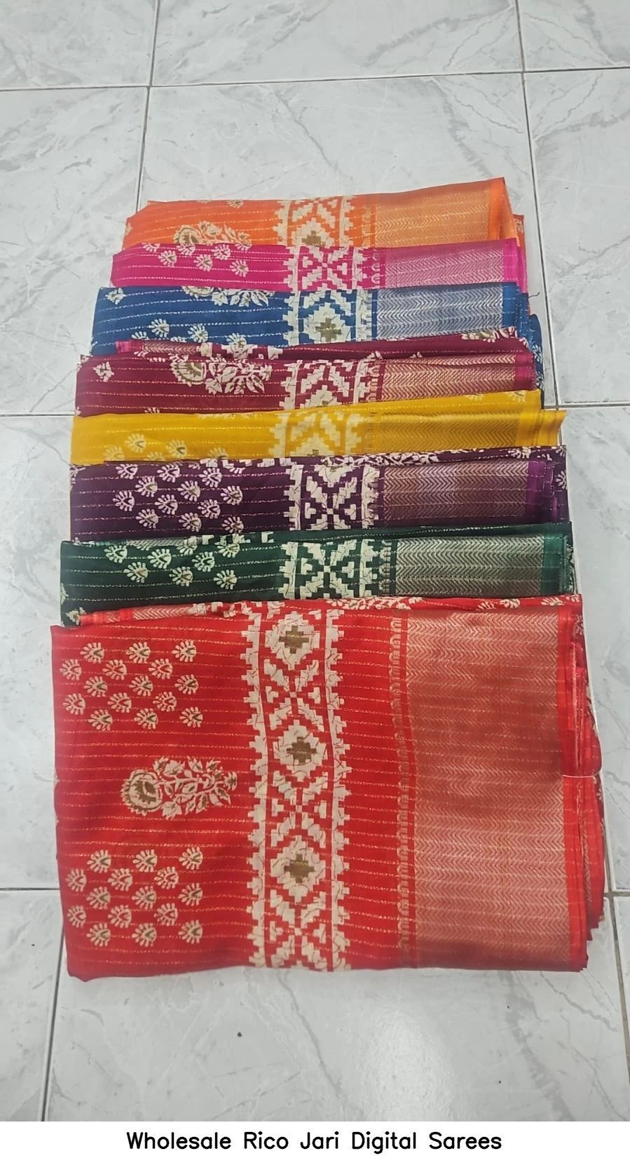 Wholesale Rico Jari Digital Sarees 5