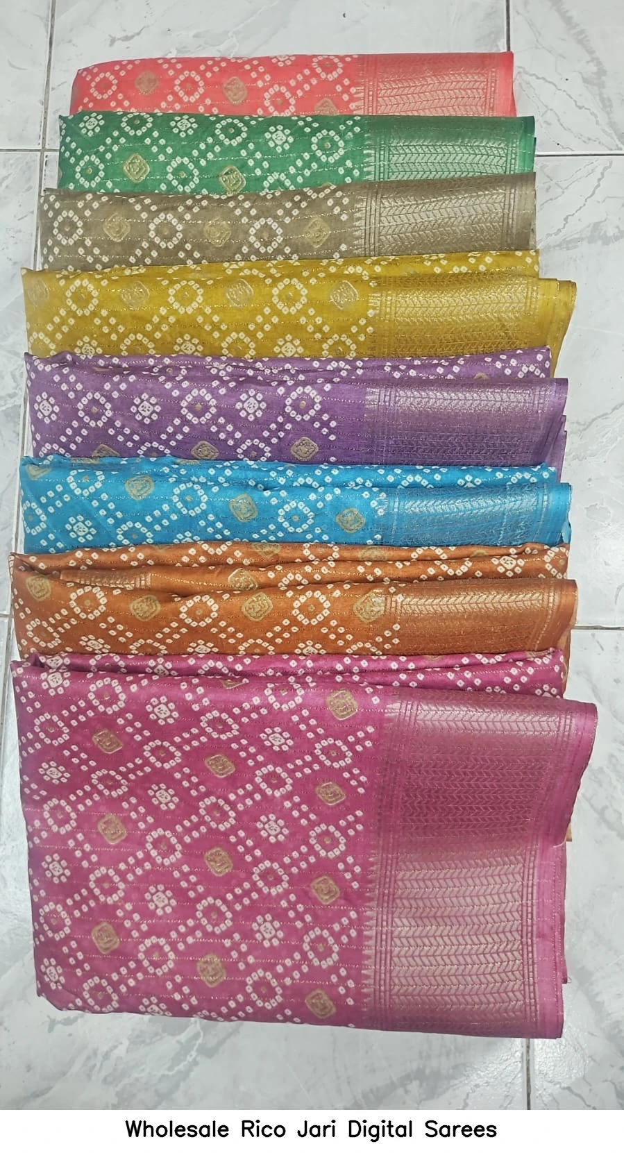 Wholesale Rico Jari Digital Sarees 6