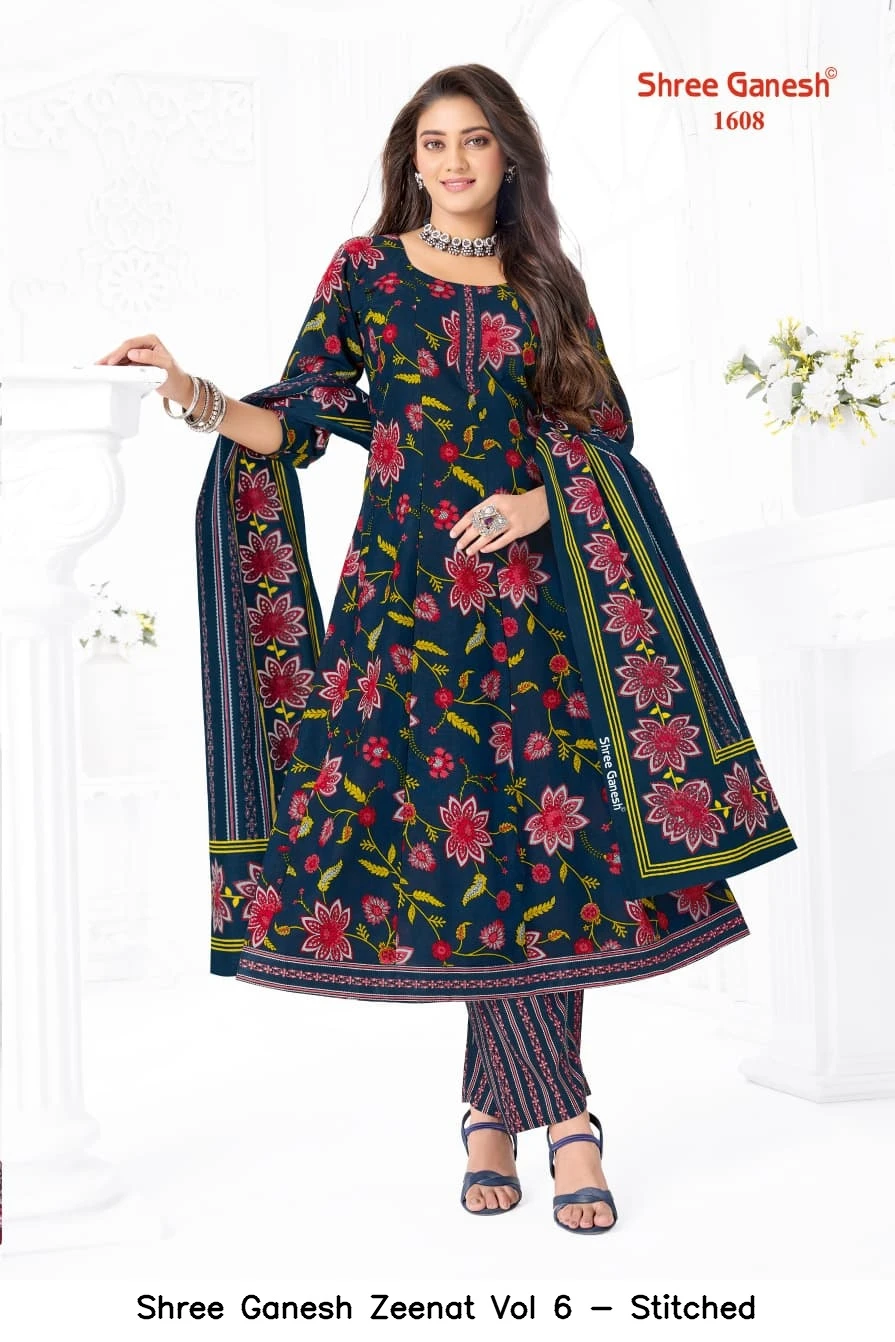Shree Ganesh Zeenat Vol 6 - Stitched 10
