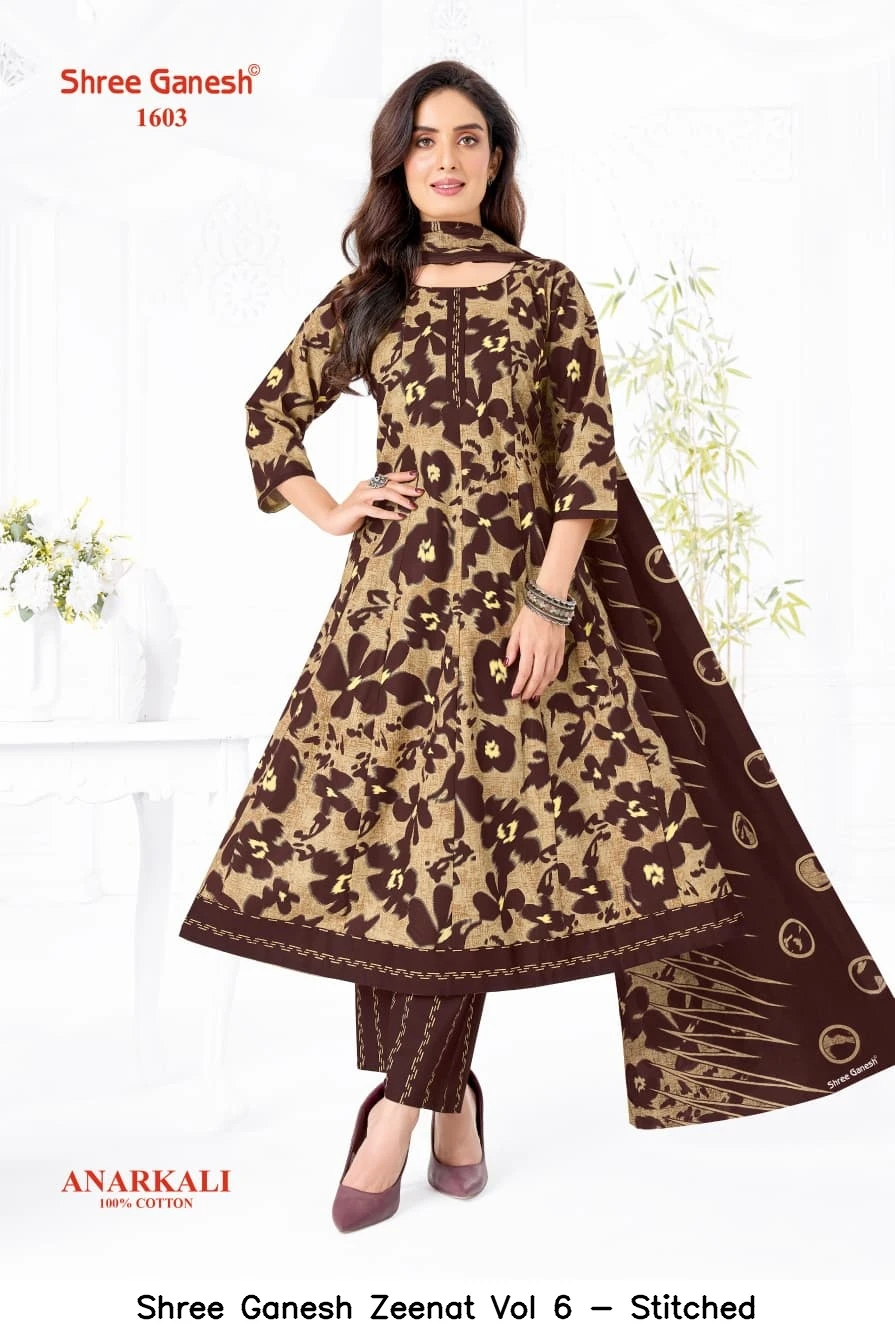Shree Ganesh Zeenat Vol 6 - Stitched 4