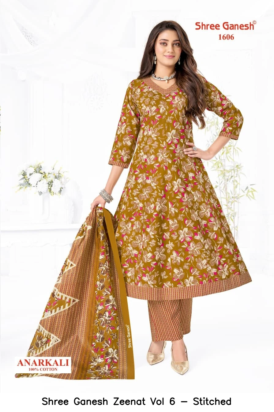 Shree Ganesh Zeenat Vol 6 - Stitched 8