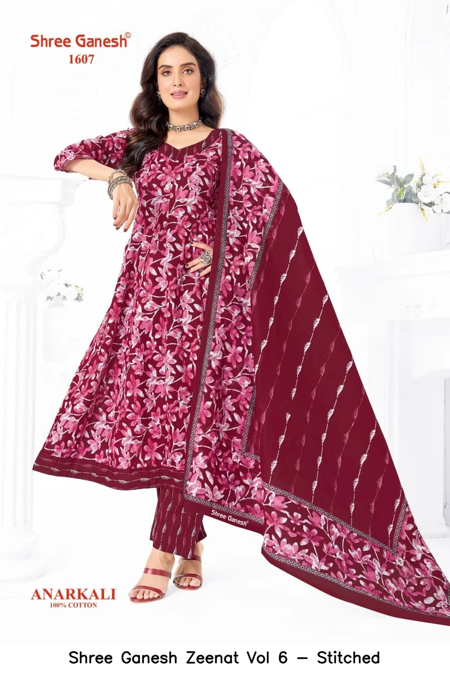 Shree Ganesh Zeenat Vol 6 - Stitched 9