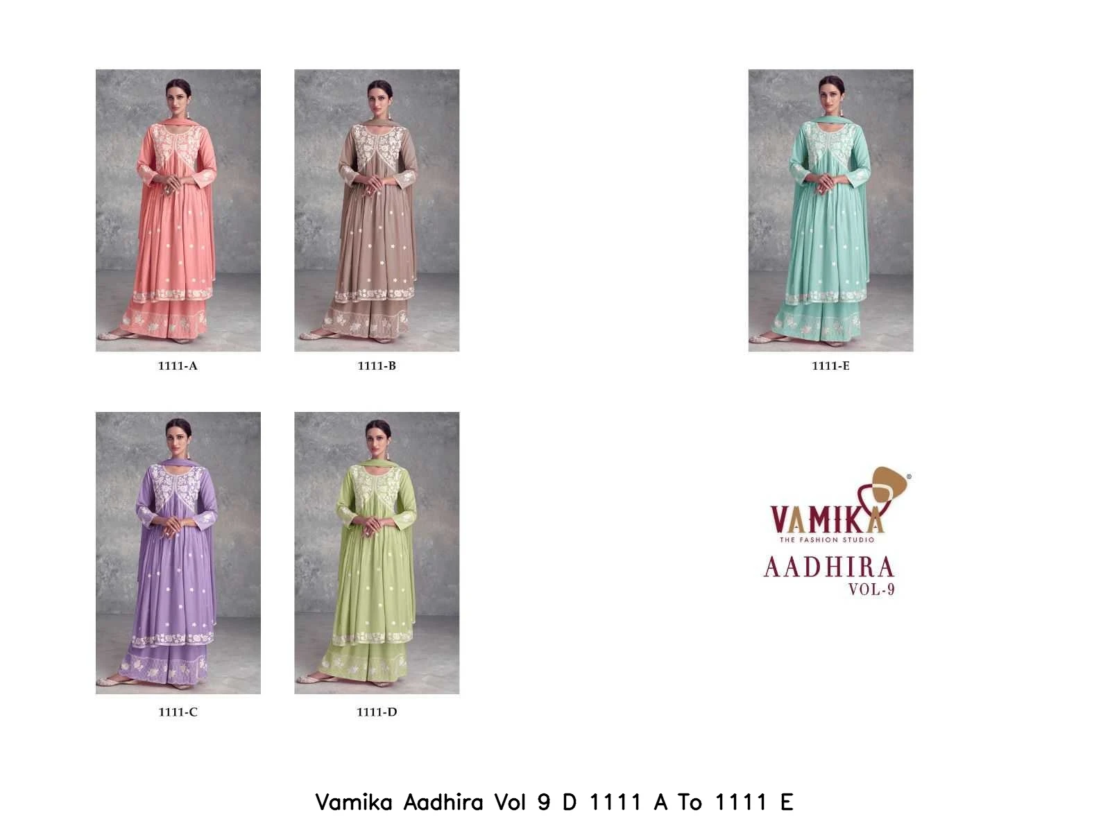 Vamika Aadhira Vol 9 D 1111 A To 1111 E 7