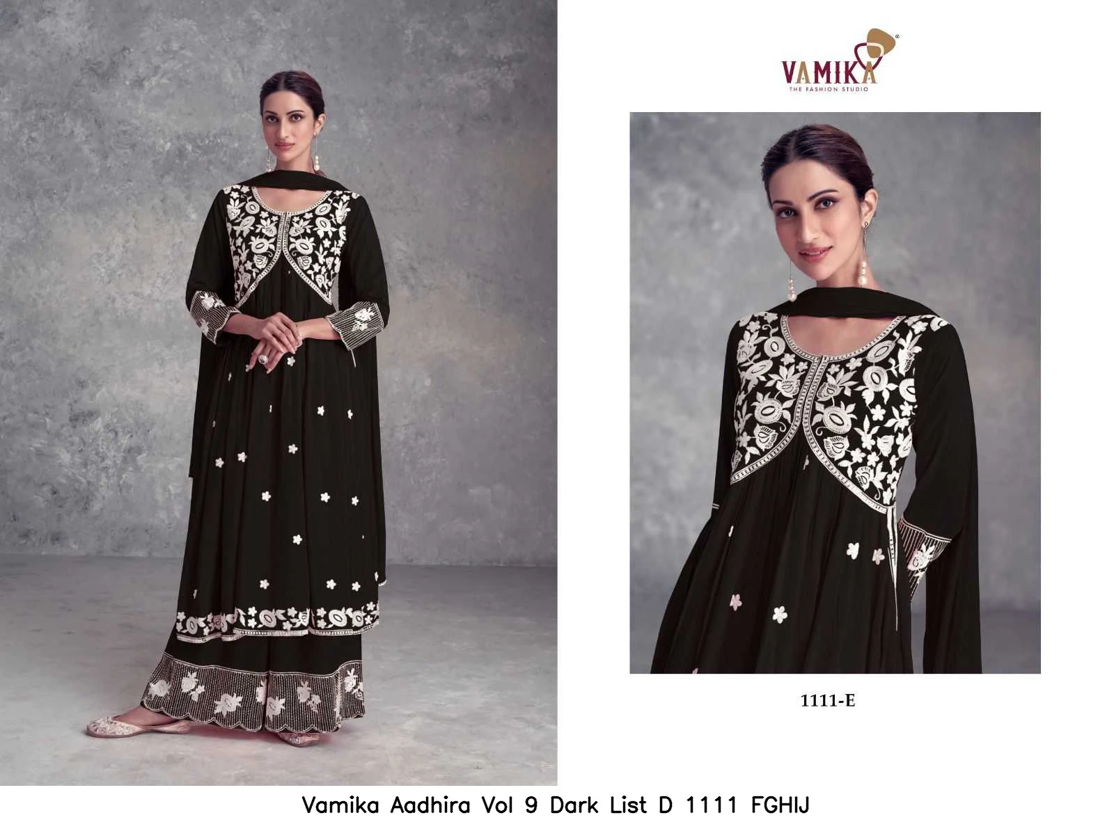 Vamika Aadhira Vol 9 Dark List D 1111 FGHIJ 5