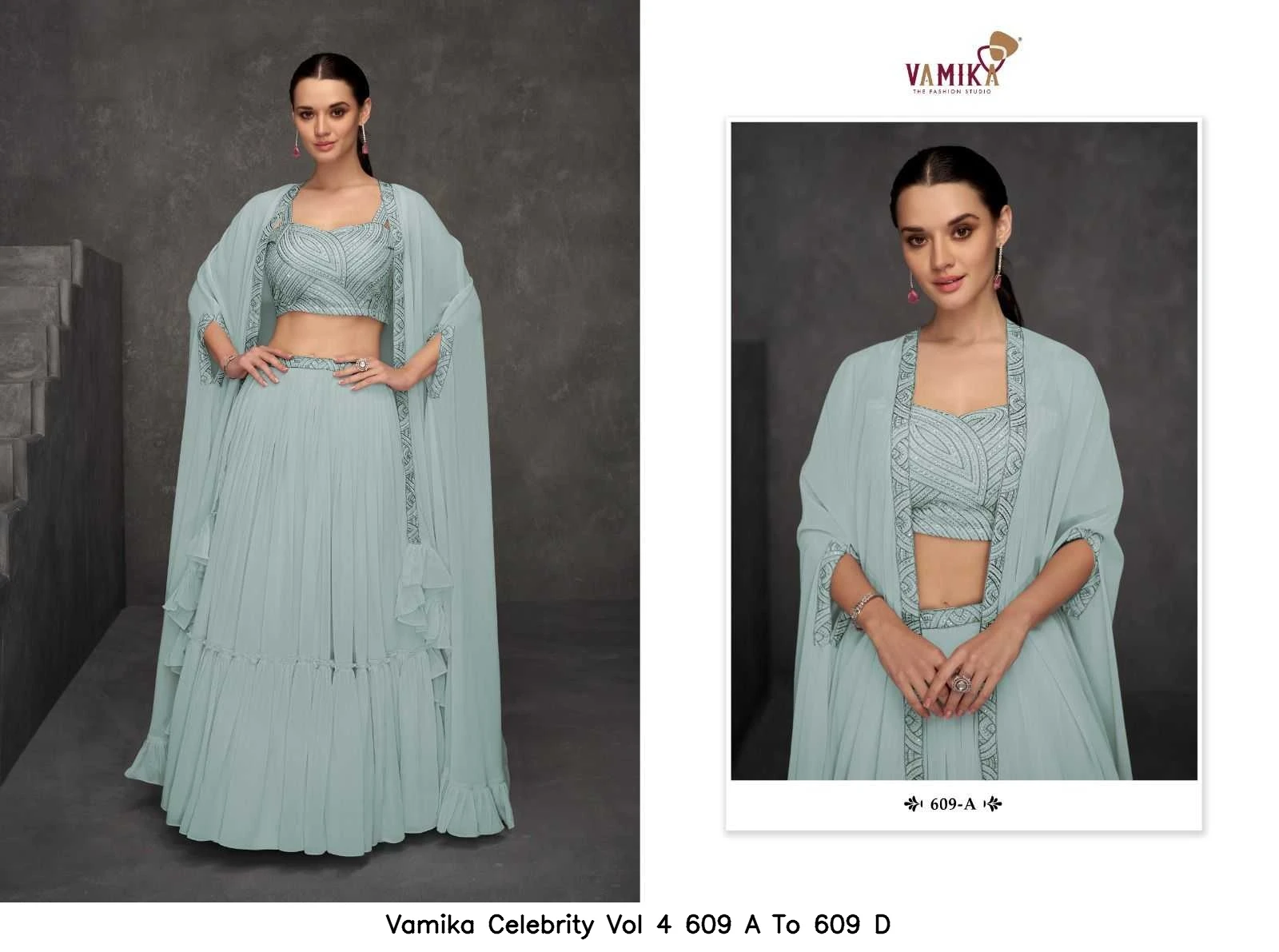 Vamika Celebrity Vol 4 609 A To 609 D 4