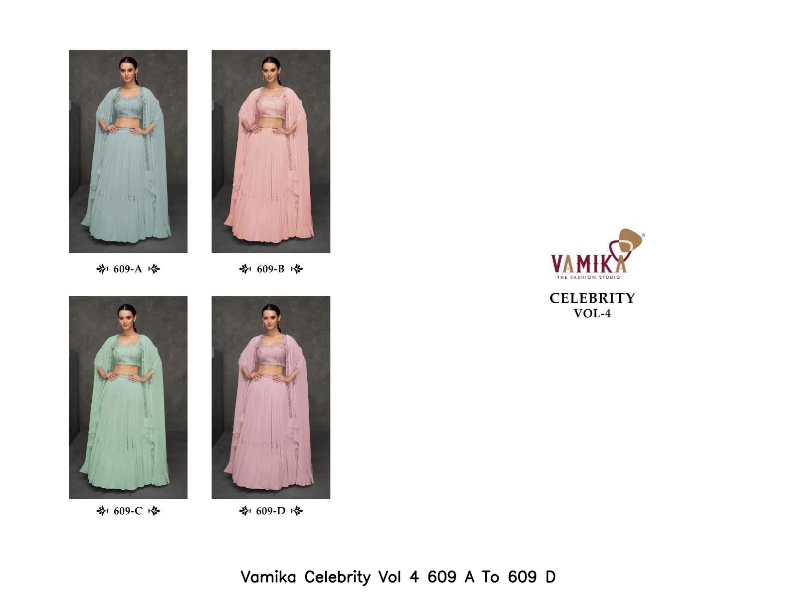 Vamika Celebrity Vol 4 609 A To 609 D 6