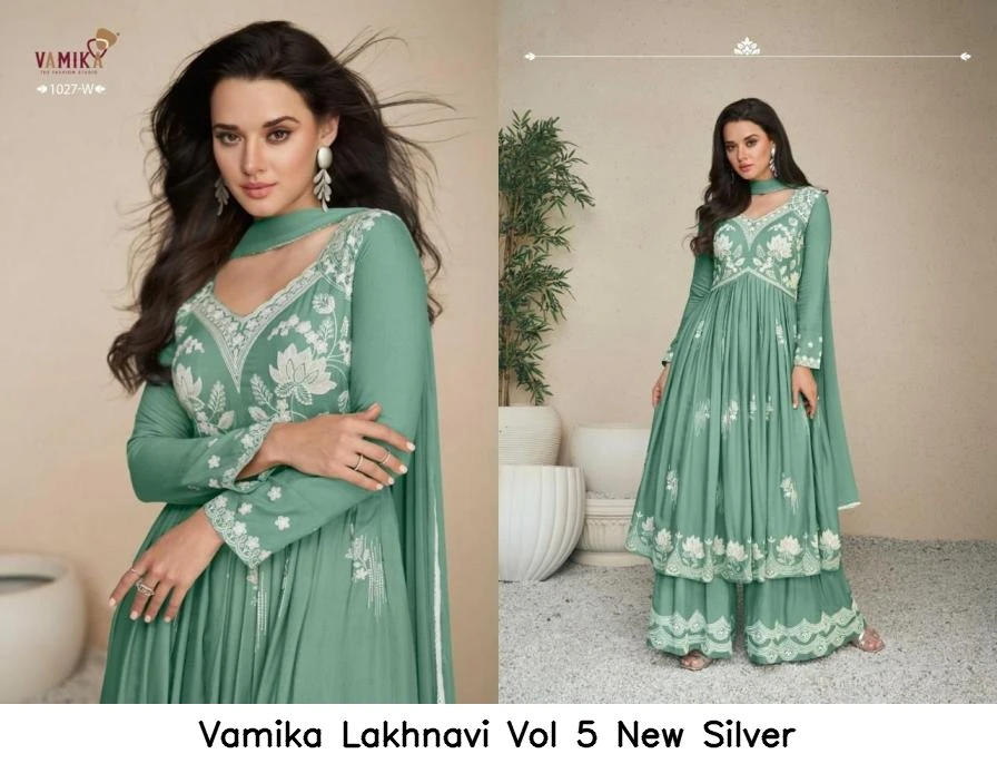 Vamika Lakhnavi Vol 5 New Silver 2