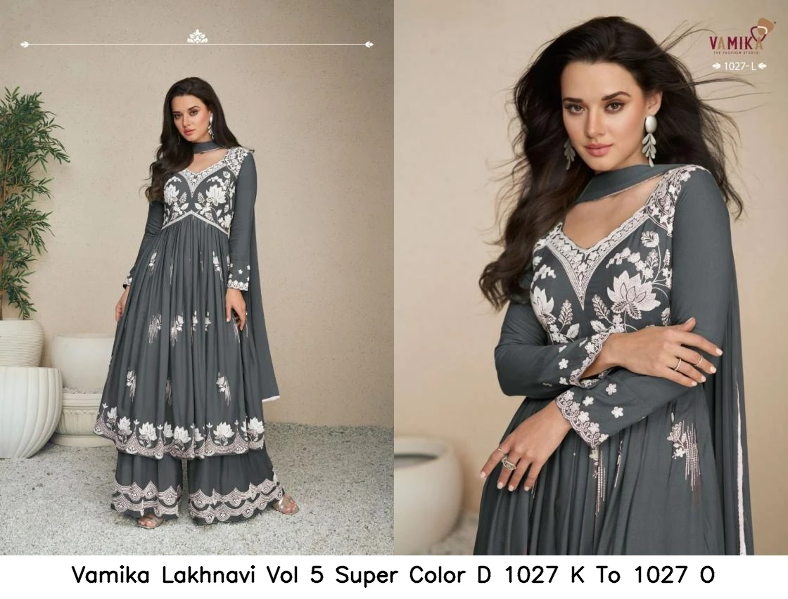 Vamika Lakhnavi Vol 5 Super Color D 1027 K To 1027 O 4