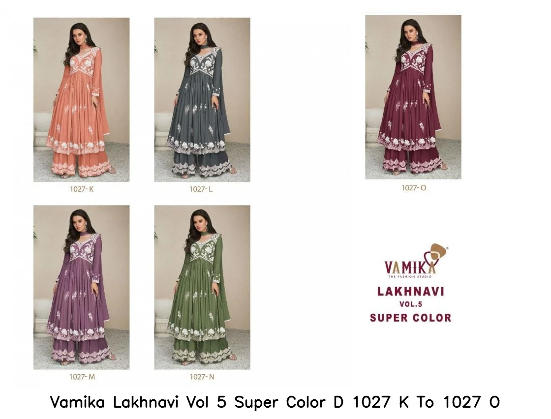 Vamika Lakhnavi Vol 5 Super Color D 1027 K To 1027 O 7