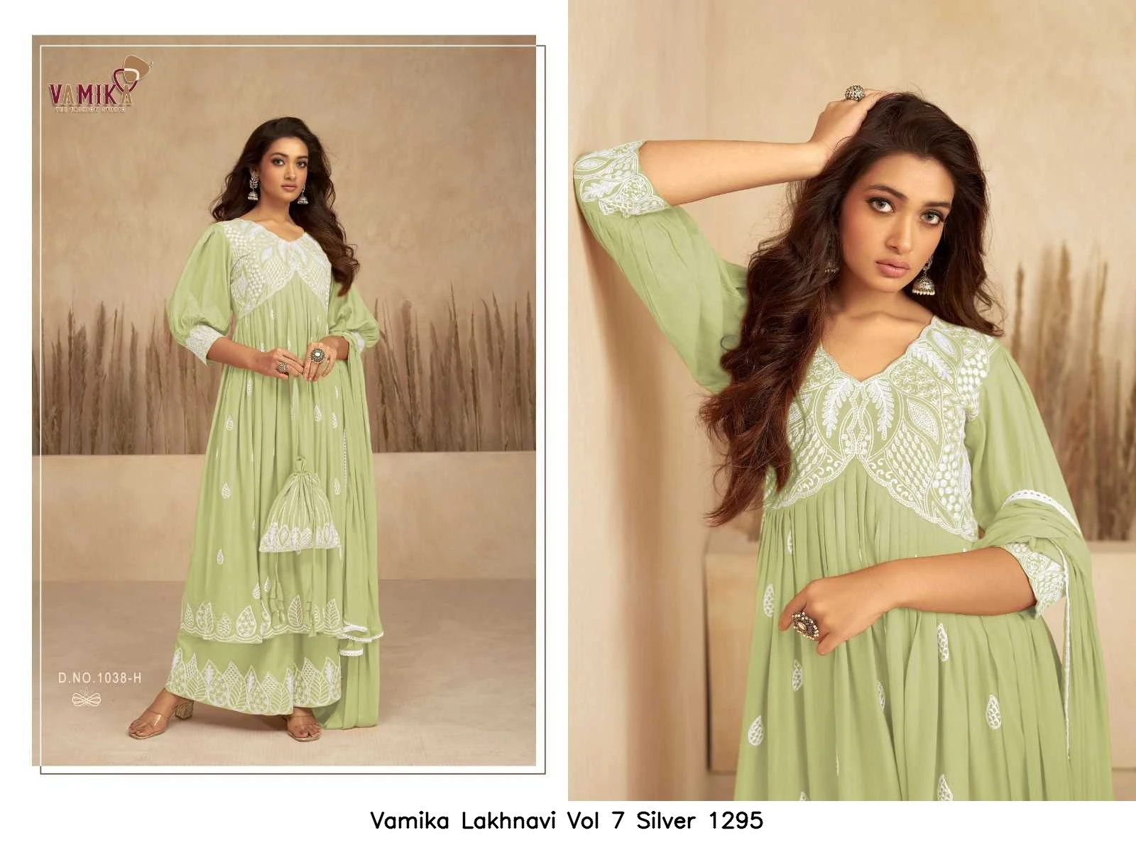 Vamika Lakhnavi Vol 7 Silver 1295 6