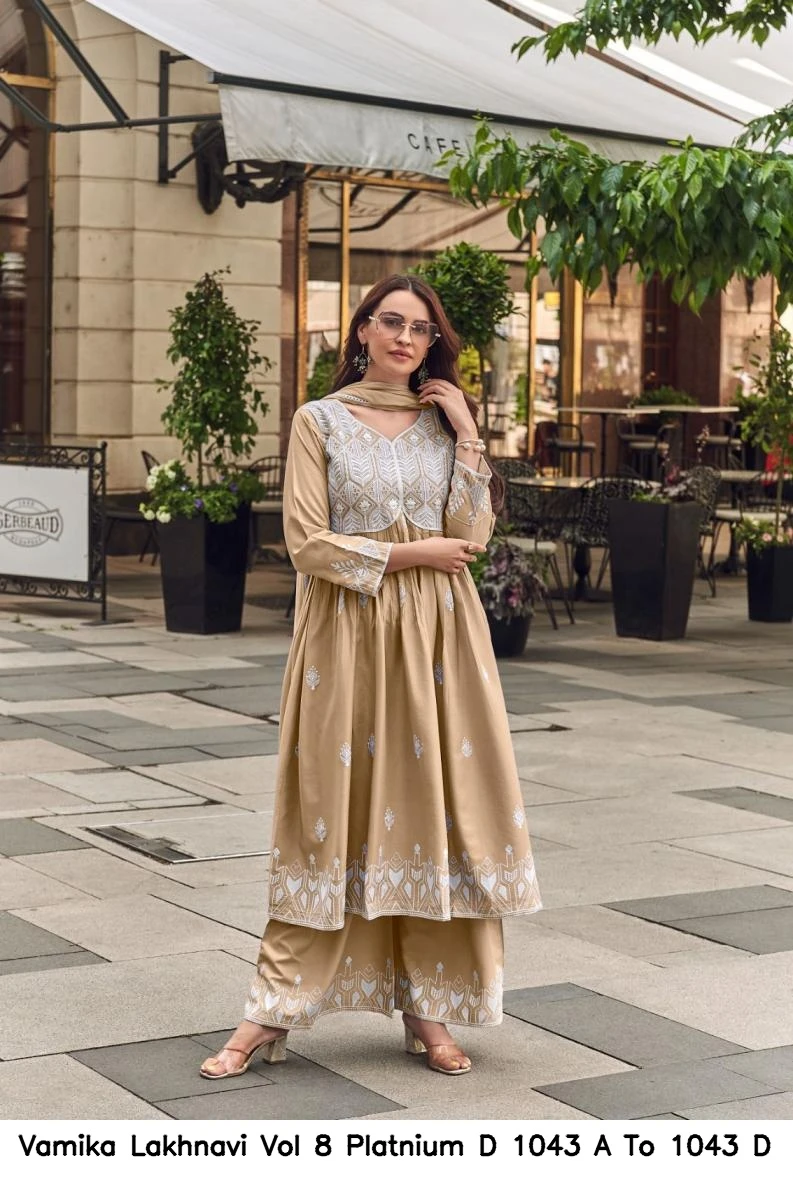 Vamika Lakhnavi Vol 8 Platnium D 1043 A To 1043 D 5