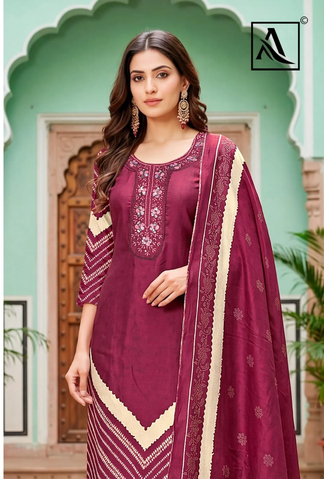 Alok Suit Ishmita